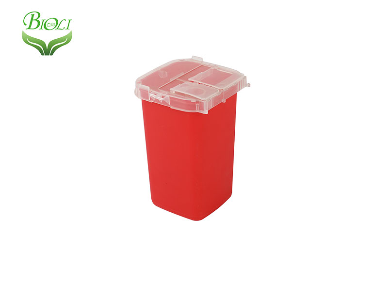 1QT Plastic Syring Needle Sharps Disposal Container