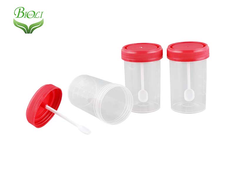 PP 30 ml  60 ml stool sample cup specimen collection container with or without graduation