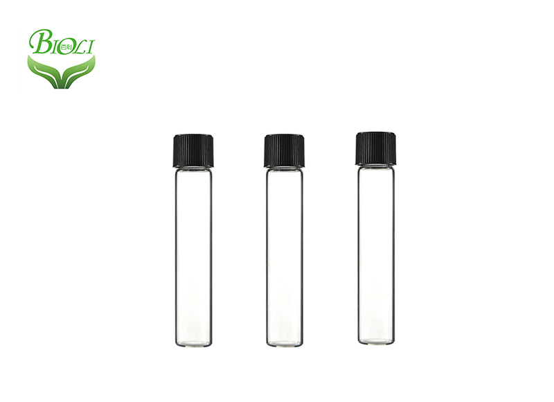 High purity glass tube with push down and turn lid