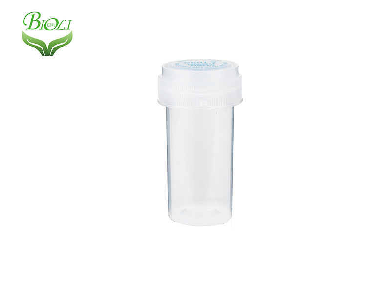 Child Safty Pharmacy Vial Tablet Pill Vial Packaging Plastic Reversible Vials