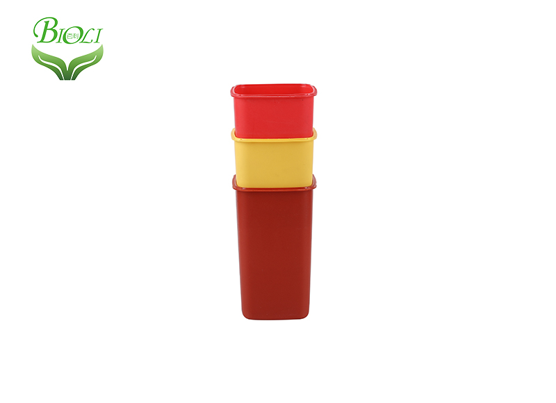 1qt mini size plastic medical sharp container