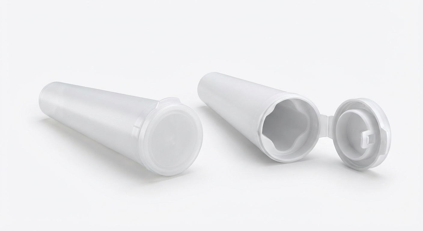 109mm Conical Tube open and closed comparison