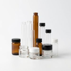Glass tube and jar